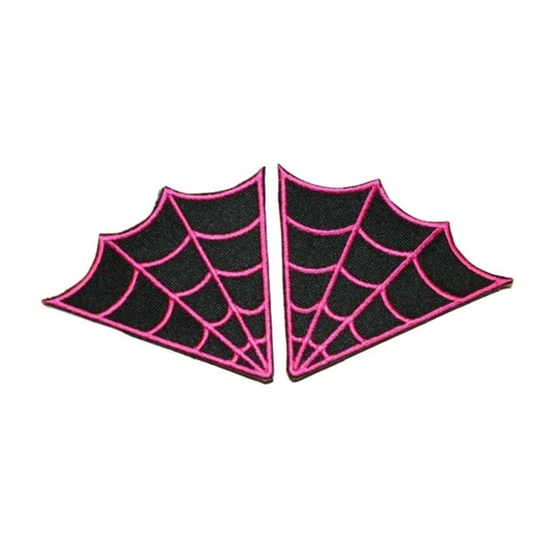 Spider's Web Cobweb Logo Sew Iron On Patch Embroidered Applique Spider's Web Cobweb Logo Sew Iron On Patch Embroidered Applique